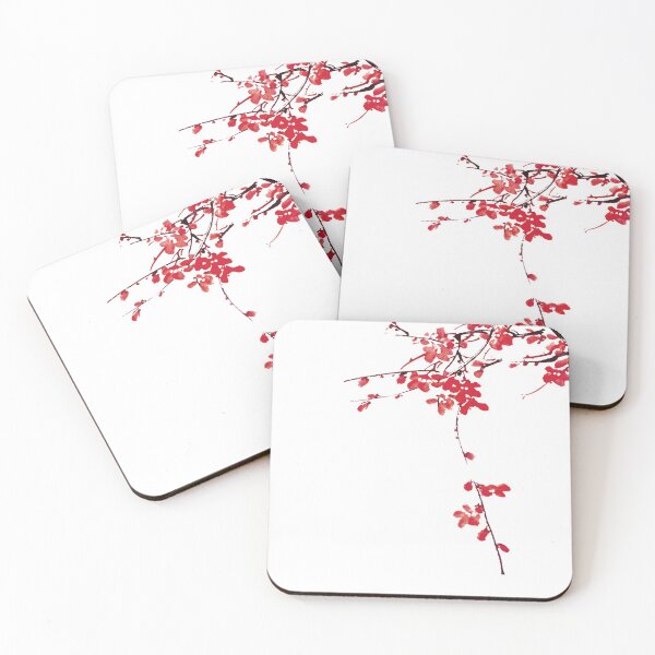 Item preview, Red Sakura Branch Flower designed and sold by Prototyp.
