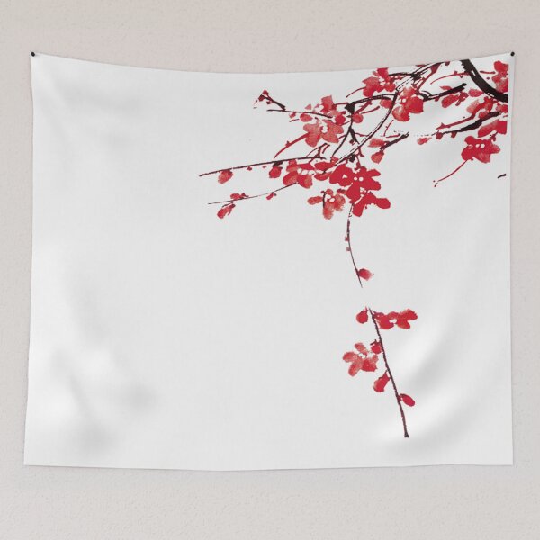 Item preview, Red Sakura Branch Flower designed and sold by Prototyp.
