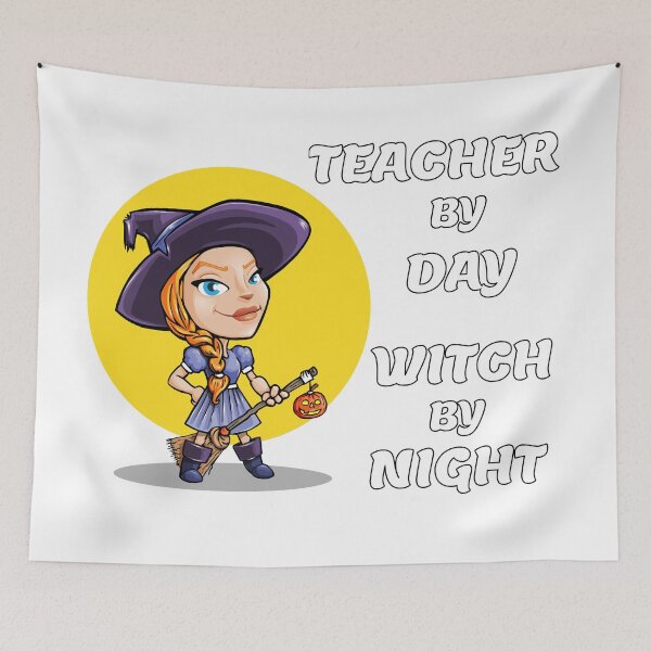 Item preview, Teacher By Day Witch By Night designed and sold by Suphiss.
