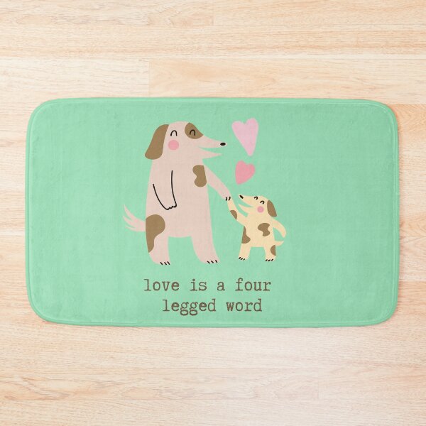 Item preview, Love Is A Four Legged Word designed and sold by Mamibo.