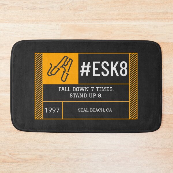 Item preview, #ESK8 - Fall down 7 times, get up 8. designed and sold by SilverFoxStore.