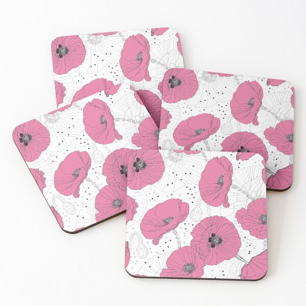 Item preview, Pink poppies designed and sold by mischellero.