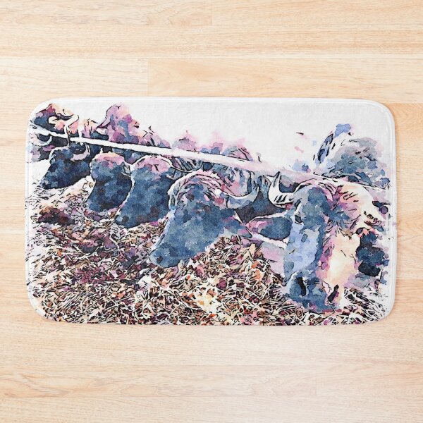 Item preview, Buffaloes in the stall designed and sold by Giuseppe Cocco.