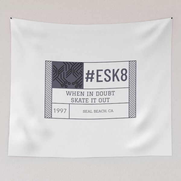 Item preview, ESK8 - When in doubt, skate it out.  designed and sold by SilverFoxStore.