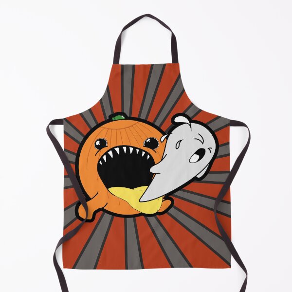 Item preview, Virtual halloween cute pumpkin eating funny ghost designed and sold by ChatterFox.