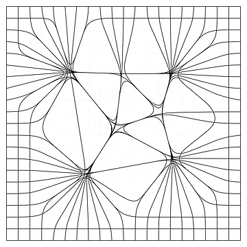 Artwork thumbnail, Grid Pinching by ParamPatterns