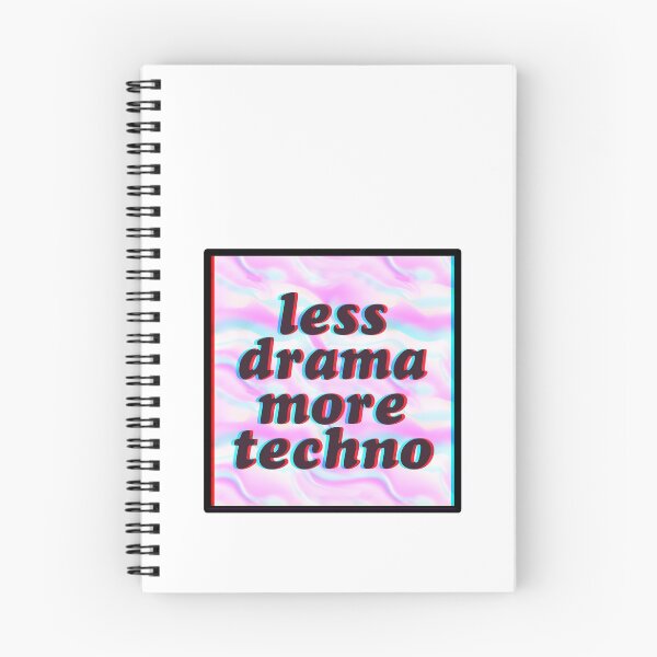 Item preview, Less Drama More Techno Music Trippy 3D designed and sold by sharedipmemes.