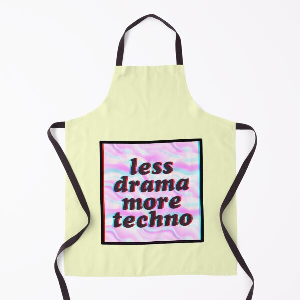 Item preview, Less Drama More Techno Music Trippy 3D designed and sold by sharedipmemes.