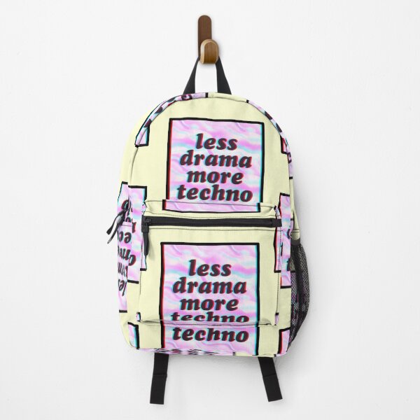 Item preview, Less Drama More Techno Music Trippy 3D designed and sold by sharedipmemes.