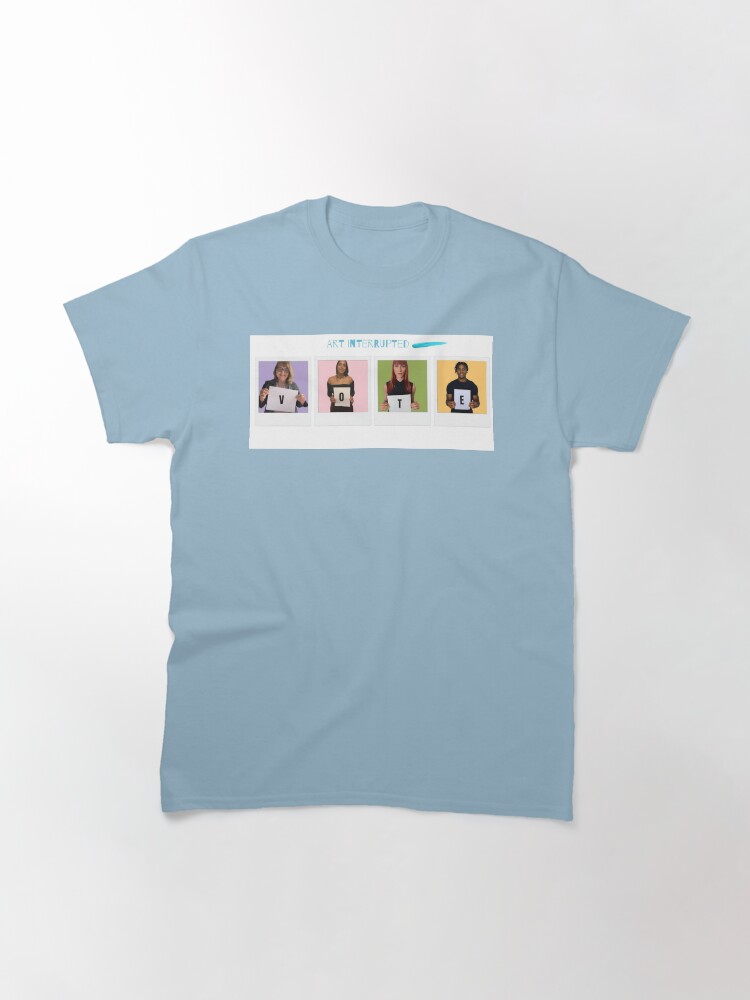 Alternate view of Art Interrupted-VOTE-Vote 2020 Classic T-Shirt