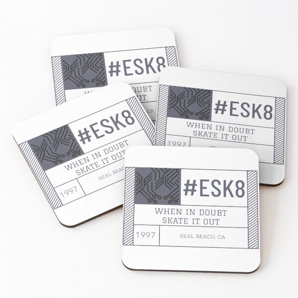 Item preview, ESK8 - When in doubt, skate it out.  designed and sold by SilverFoxStore.