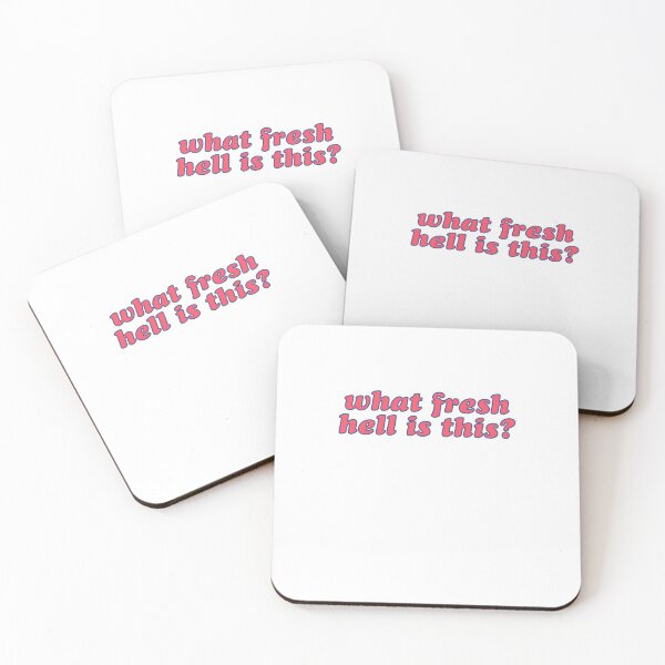 Item preview, What Fresh Hell Is This Cute Pastel Red designed and sold by sharedipmemes.