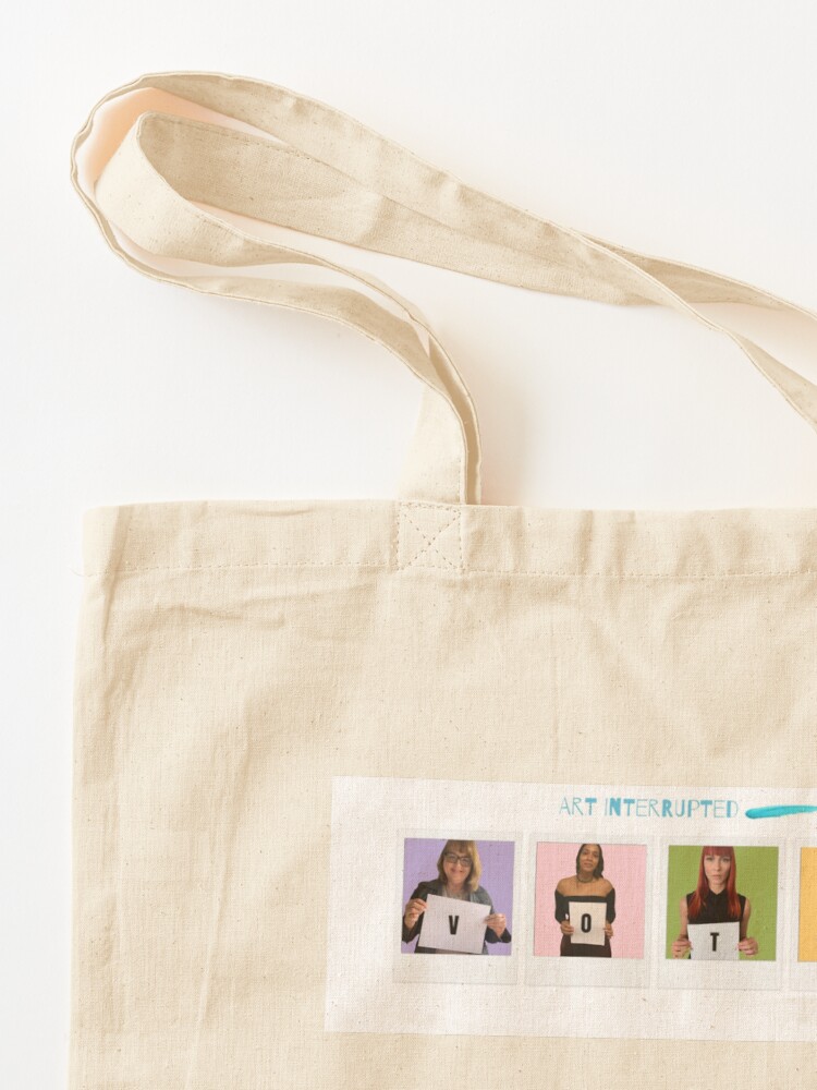 Alternate view of Art Interrupted-VOTE-Vote 2020 Tote Bag