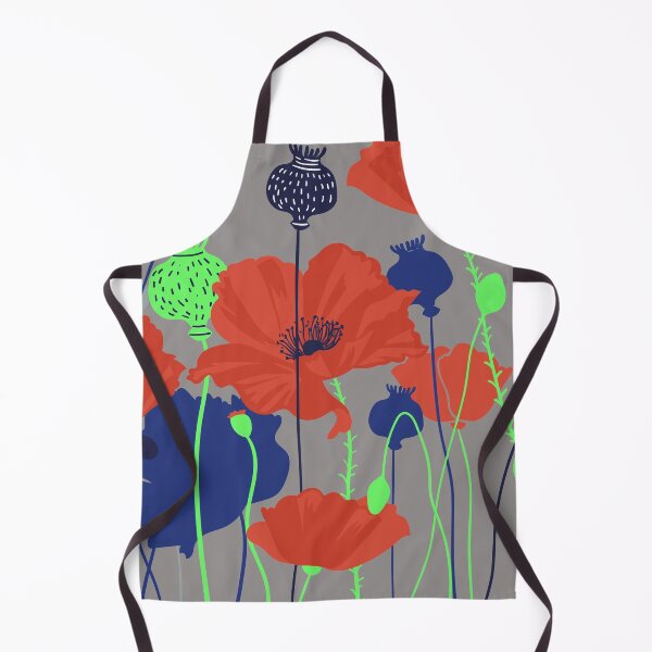 Item preview, Poppy red flowers Grass with Beautiful Poppies , common poppy flowers designed and sold by mashmosh.