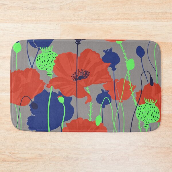 Item preview, Poppy red flowers Grass with Beautiful Poppies , common poppy flowers designed and sold by mashmosh.