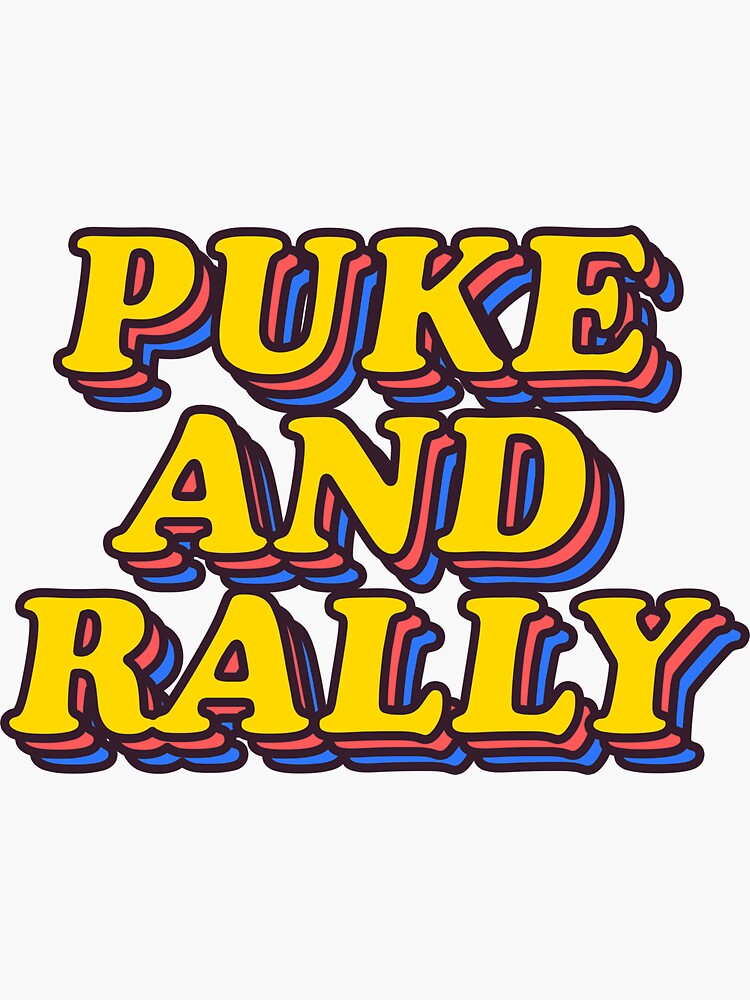 puke-and-rally-summer-college-party-sticker-for-sale-by-sharedipmemes