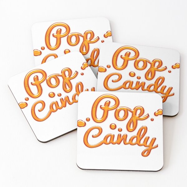 Item preview, pop candy, caramel, caramel text, candy text, sweet text, digital drawing, digital art designed and sold by Nesterova.