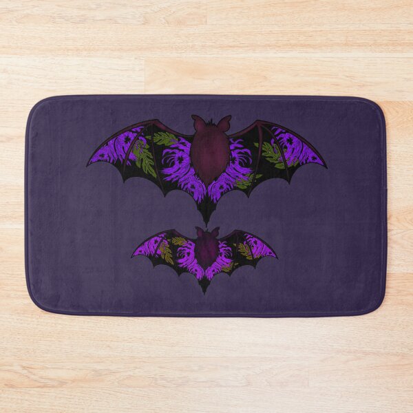 Item preview, Halloween bats and chrysanthemums designed and sold by BV-creas.