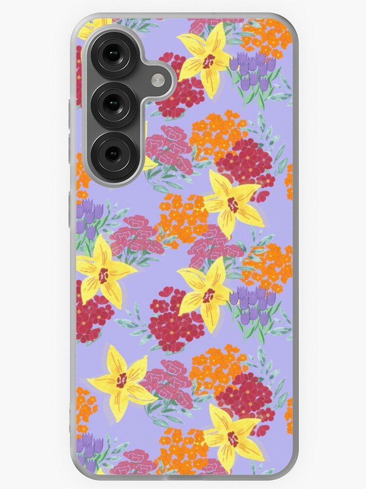 Thumbnail 1 of 4, Samsung Galaxy Phone Case, Wildflowers designed and sold by nownbeyond.