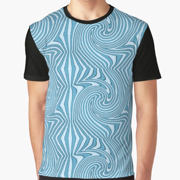 Groovy Blue Graphic T-Shirt