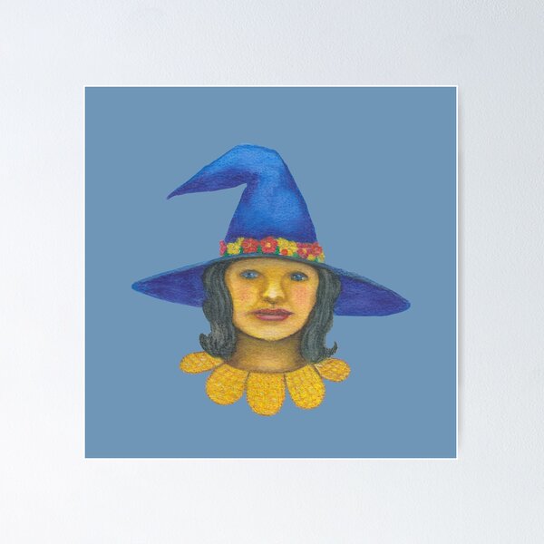 Item preview, Mi bruja de ojos azules designed and sold by STHoganArtist.
