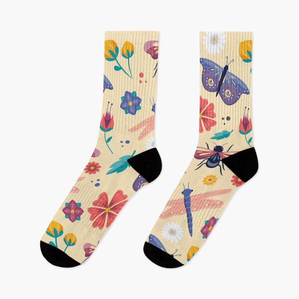 Item preview, Colorful Insects And Flowers designed and sold by Vector Scout Lab.
