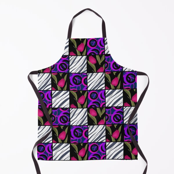 Item preview, Patchwork sin patrón floral textura de fondo con tulipanes designed and sold by fuzzyfox.