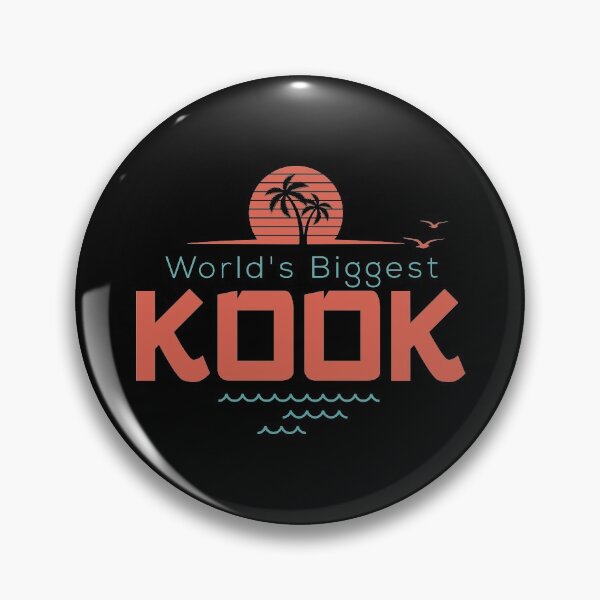 Item preview, World's Biggest KOOK : vintage Funny surf design for friends who still kooks . designed and sold by King Of Skies.