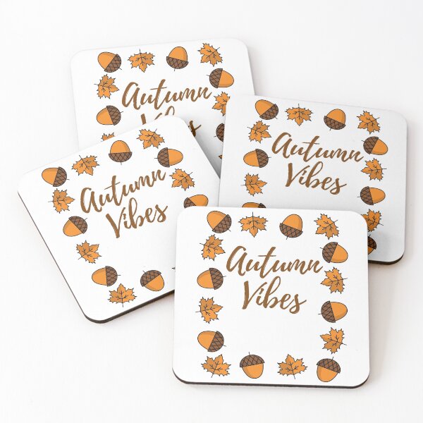 Item preview, Autumn Vibes Fall Leaves Hazelnut Pattern Design designed and sold by up4tee.