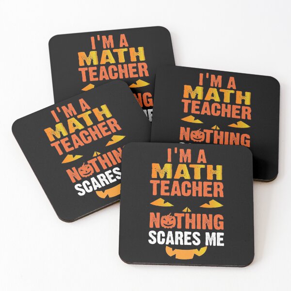 Item preview, Math Teachers Funny Halloween Design designed and sold by majidkacm.