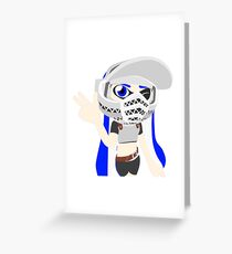 Splatoon - Inkling girl Greeting Card