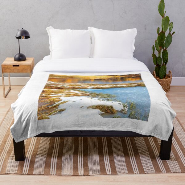 Item preview, Lakeside snow river designed and sold by Wayneecleo.