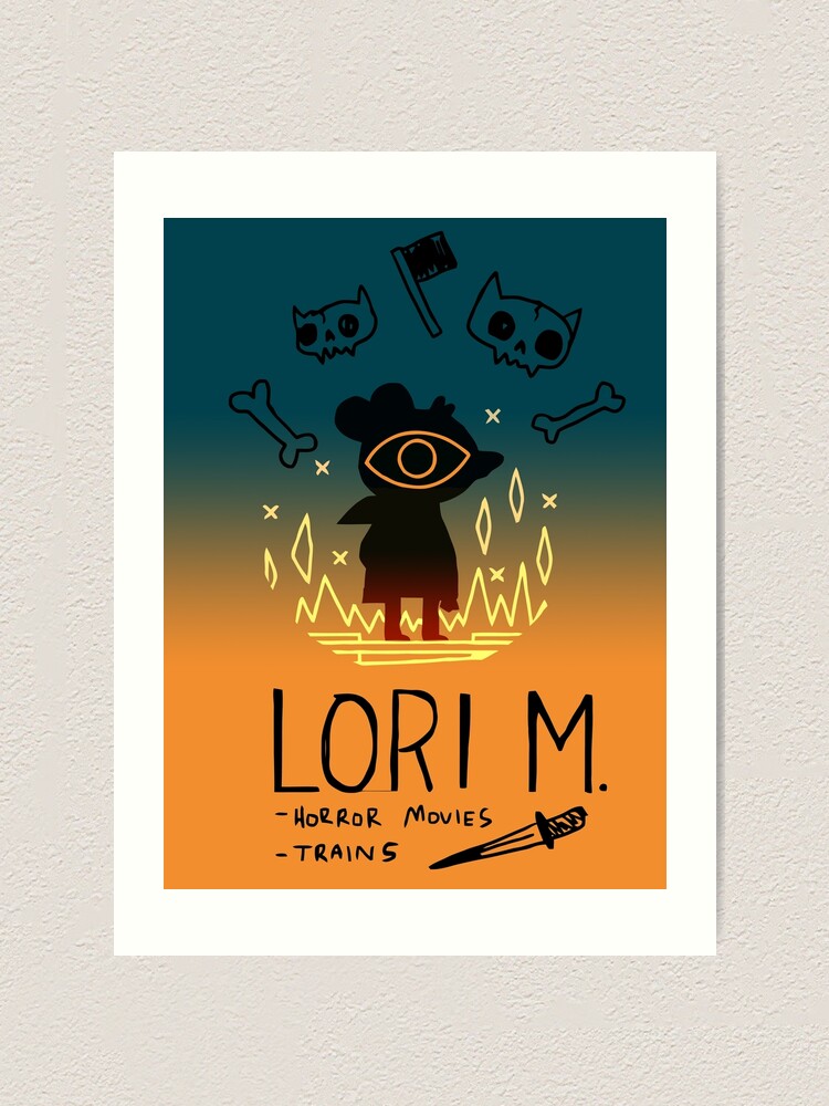 Night In The Woods Horrorshow Lori M  Art Board Print for Sale by  katemargoli