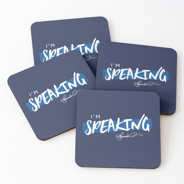 Item preview, Kamala Harris Estoy hablando - Democratic Blue designed and sold by Jessica Cushen.