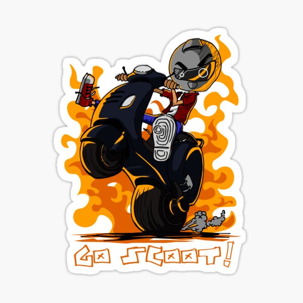 Go Scoot Sticker