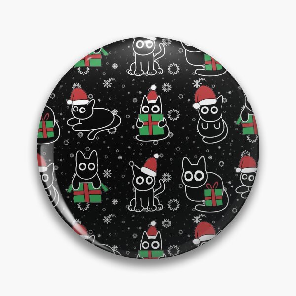 Item preview, Black Cat Christmas Holidays designed and sold by palaco210.