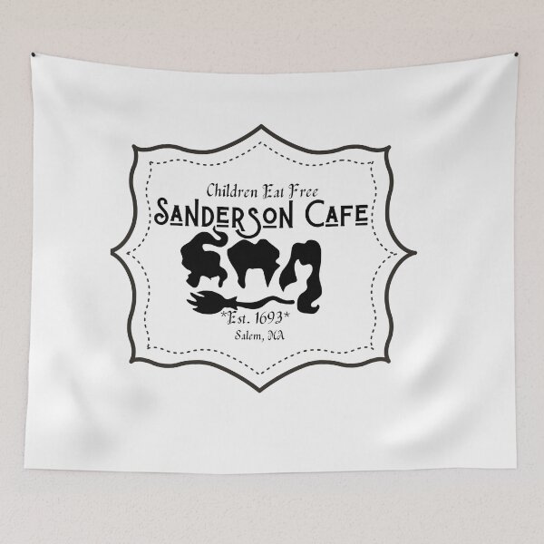 Item preview, Sanderson Sisters Cafe -Children Eat Free designed and sold by carriecavender.