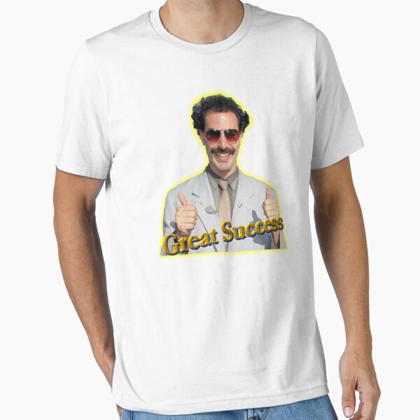 Aperçu de l'œuvre Autocollant Borat Great Success créée et vendue par Shores-Store.