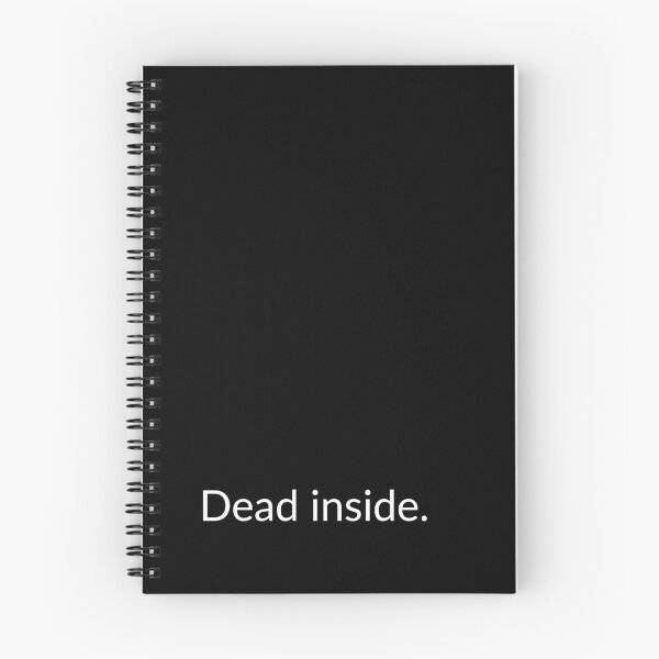 Item preview, Dead inside. Fitted T-Shirt designed and sold by Ph ate.