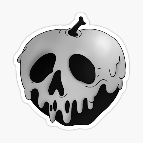 Item preview, Poison Apple Black and White designed and sold by FrancesMD.