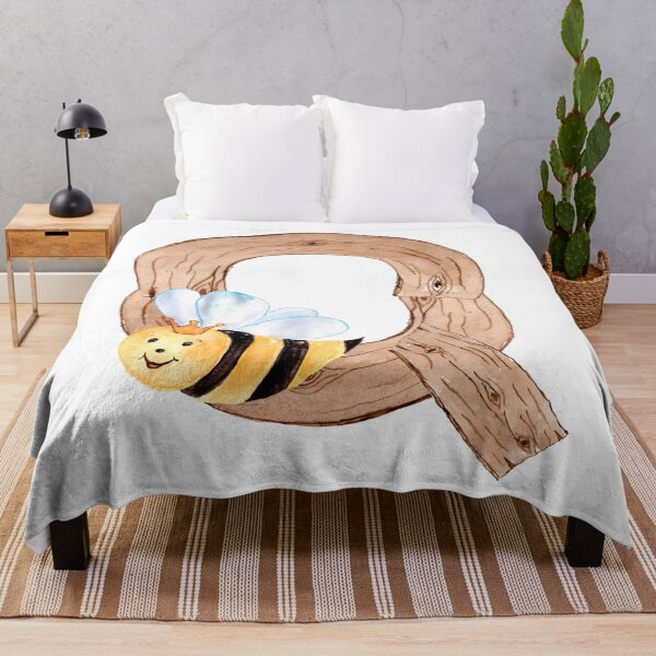 Item preview, Watercolor Queen Bee Letter Q | Kids Alphabet designed and sold by SerendipityNow.