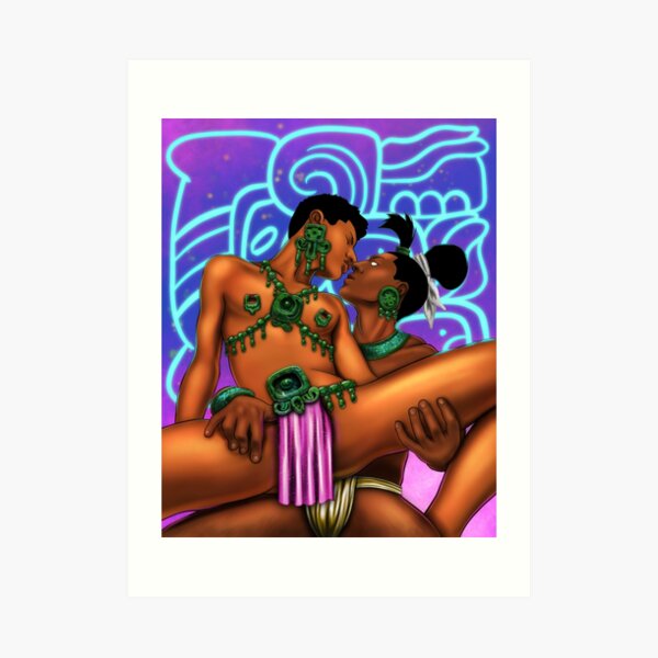 Cosmic Kiss Art Print