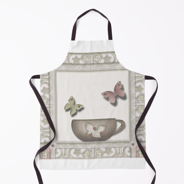 Item preview, Tea cup illustration glassy effect frame menu designed and sold by fuzzyfox.