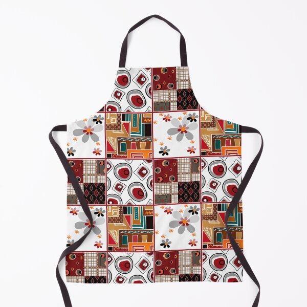 Item preview, Patchwork seamless retro pattern background designed and sold by fuzzyfox.