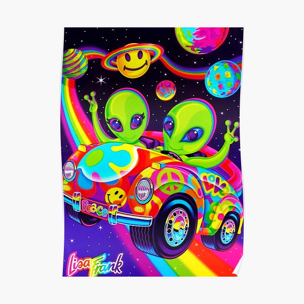 Lisa Frank Zoomer And Zorbit Posters | Redbubble
