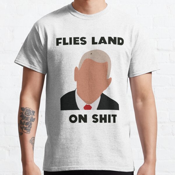 : Mike Pence Fly Hair - Funny Debate Meme Design - Vice Premium T- Shirt : Clothing, Shoes & Jewelry