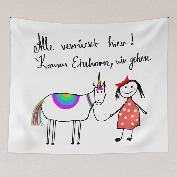 Artikelvorschau, Alle verwirren hier! Komm Einhorn, wir gehen. entworfen und verkauft von infleims.