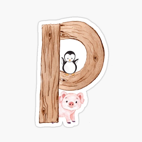 Pig Letter P Gifts Merchandise Redbubble