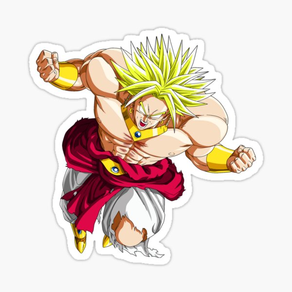 Super Saiyan Broly Stickers for Sale