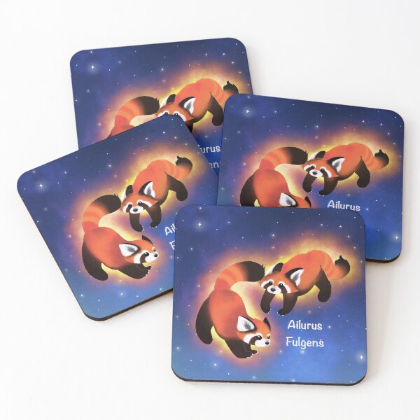 Item preview, Cosmic Red Pandas designed and sold by Pimientichi.